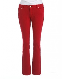 MICHAEL KORS PETITE JEANS, SKINNY COLORED RED BLAZE SIZE 14P