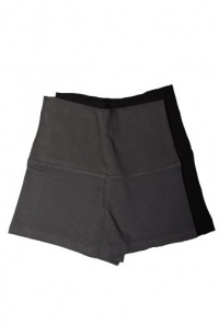 Fold Over Solid or 2 Color Yoga Shorts