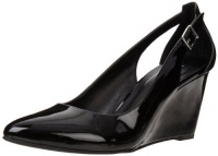 BCBGeneration Women's Blossoms Wedge Pump,Black,7.5 M US