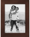 Malden Linear Wood 5-by-7-Inch Picture Frame, Walnut