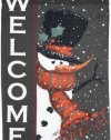 Toland Home Garden Snowman Welcome Garden Flag 110563