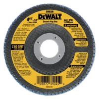 DEWALT DW8309 4-1/2 x 7/8 80 Grit Zirconia Angle Grinder Flap Disc