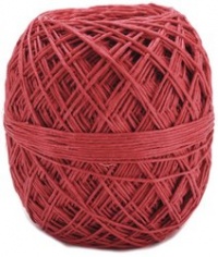 Toner Hemp Cord 20#, 400 Ft/Pkg: Red