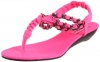 Betsey Johnson Women's Kinkki-N Thong Sandal