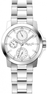 Kenneth Cole New York Women's KC4816 Dress Sport Silver Multi-Function Bracelet Watch