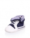 7 For All Mankind Baby-boys Newborn Colorblocked Sneaker, Denim, 9 Months