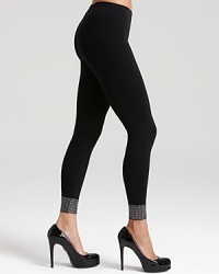 Kick up your heels to reveal the sparkling hem of Wolford's Swarovski crystal embellished leggings.