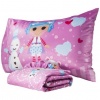 Lalaloopsy Twin Micro Mink Fitted Sheet and Pillowcase