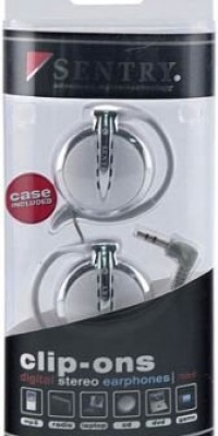 Sentry HO750 Clip-On Stereo Headphones