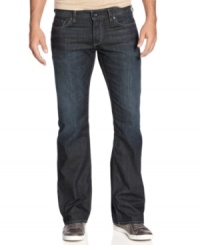 These jeans are fly! From any direction you're heading, jet into the new season with these Falcon Fit Jeans by Guess.