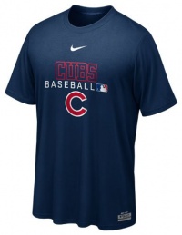 Chicago Cubs AC Dri-FIT Navy Legend Team Issue II T-Shirt by Nike