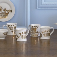 Rosanna Kings Road Redux Mugs, Set of 4