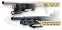 New Laserlyte Shotgun Tri Rail Mount Mag Tub Fits Any 1 Shotgun Tube Or Exte...