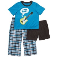 Carters My Mom Rocks 3 Piece Pajama Set 12-24 Months (18 months)