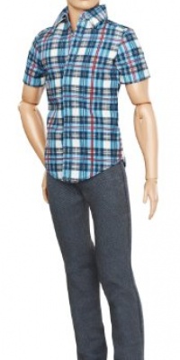 Barbie Ken Fashionistas Ryan Plaid Shirt Doll