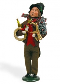 Man with Straw Ornament Figurine