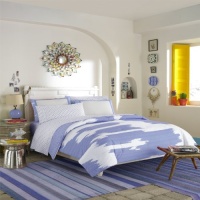 Teen Vogue Ikat Blue Twin Comforter Set