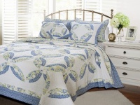 Greenland Home Francesca Quilt Set, Twin