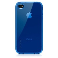 Belkin High Gloss Silicone Case for Apple iPhone 4 - Blue