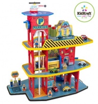 Dimensions: 30In L X 17.5In W X 25In H / Weight: 20 Lbs. - KidKraft Deluxe Garage Set