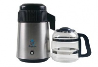 Megahome Countertop Water Distiller, Stainless Steel, Glass Bottle