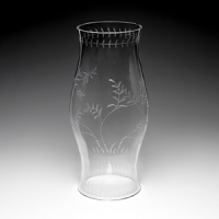 The hand engraved Wisteria collection is a practical and pretty range of Wine Glasses, Bowls, Covered Comports, Hurricane, Carafes, Decanters and Pitchers. Perfect for entertaining inside and outside! The handmade sheared edged items are robust and stylish in every sense.