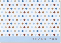 Blue Dots Thank You Notes