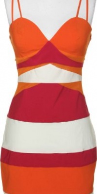 XOXO Juniors Color Block Body Con Dress