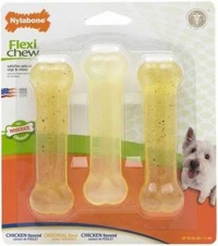 Nylabone Flexi Chew Triple Pack, Regular