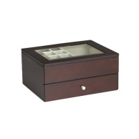 Wallace Mahogany Jewelry Box with drawer