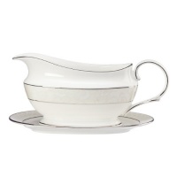 Lenox Venetian Lace Sauce Boat and Stand