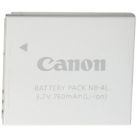 Canon NB-4L Li-Ion Battery for Canon SD1400IS, SD940IS, SD960IS and Other Select Canon Digital Cameras - Retail Package