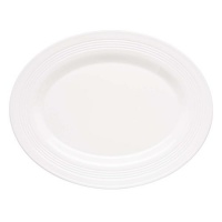 Lenox Tin Can Alley 16-Inch Oval Platter, White