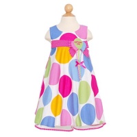 Bonnie Jean Baby Girls Size 12M Pastel Dot First Birthday Dress