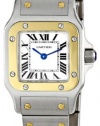 Cartier Women's W20012C4 Santos 18K Gold and Stainless Steel Watch