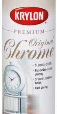 Krylon 1010A Premium Metalic Original Chrome 8 Ounce