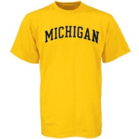 NCAA Michigan Wolverines Maize Arch Logo T-shirt -