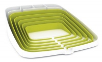 Joseph Joseph Arena Self-Draining Dishrack, White and Green