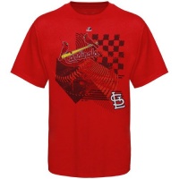 MLB Majestic St. Louis Cardinals Youth Fireball T-Shirt - Red