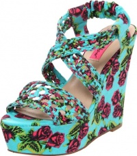 Betsey Johnson Women's Busta Wedge Sandal