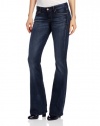 7 For All Mankind Women's Bootcut Jean in Genuine Dark Blue