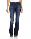 7 For All Mankind Women's Midrise Kimmie Bootcut Jean in Slim Illusion Seine River