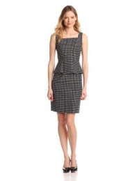 Anne Klein Women's Polka Dot Peplum Dress