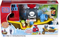 Mega Bloks Pull Along Musical Pirate Ship