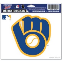 Milwaukee Brewers 5 x 6 Retro Ultra Decal