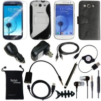 DigitalsOnDemand 14-Item Accessory Bundle for Samsung Galaxy S III/S3 GT-I9300