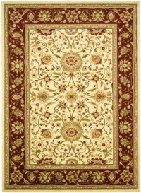 Safavieh Lyndhurst Collection LNH212K Ivory and Red Area Rug, 9-Feet by 12-Feet