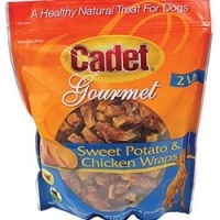 Cadet 2-Pound Sweet Potato Chicken Wraps Dog Chew