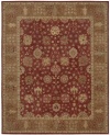 Area Rug 2x4 Rectangle Traditional Brick Color - Nourison Heritage Hall Collection