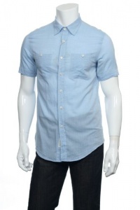 Club Room Light Blue SS Button Down Shirt